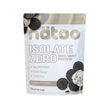 Proteine Whey Isolate Natoo gusto Cookies 26g proteine per porzione zero zuccheri zero grassi confezione da 700g vista frontale