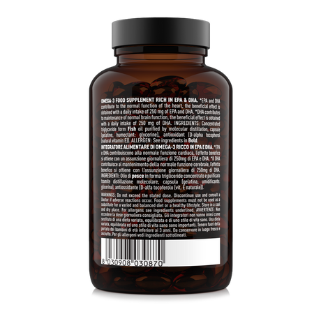 Ingredienti, modo d'uso e avvertenze Super Omega-3 Nätoo 180 perle, olio di pesce purificato per distillazione molecolare