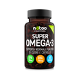Super Omega-3 Nätoo 60 softgel in forma trigliceride, 700 mg EPA e 500 mg DHA per dose