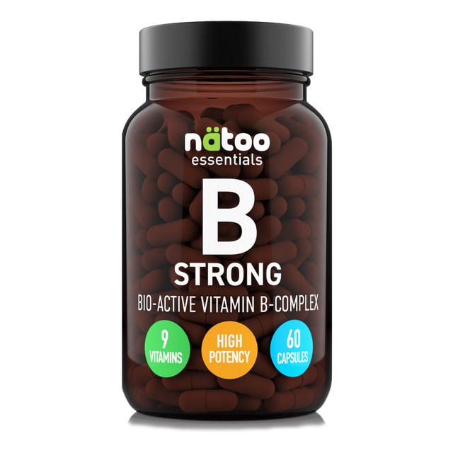 Vitamina B Strong Natoo integratore di vitamine del gruppo B ad alta potenza in capsule