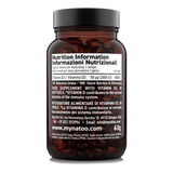 Etichetta posteriore integratore Vitamina D3 2000 UI Nätoo 90 perle con tabella nutrizionale e informazioni nutrizionali