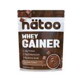 Whey Gainer Natoo gusto Chocolate Creme mass gainer con proteine whey e carboidrati confezione frontale