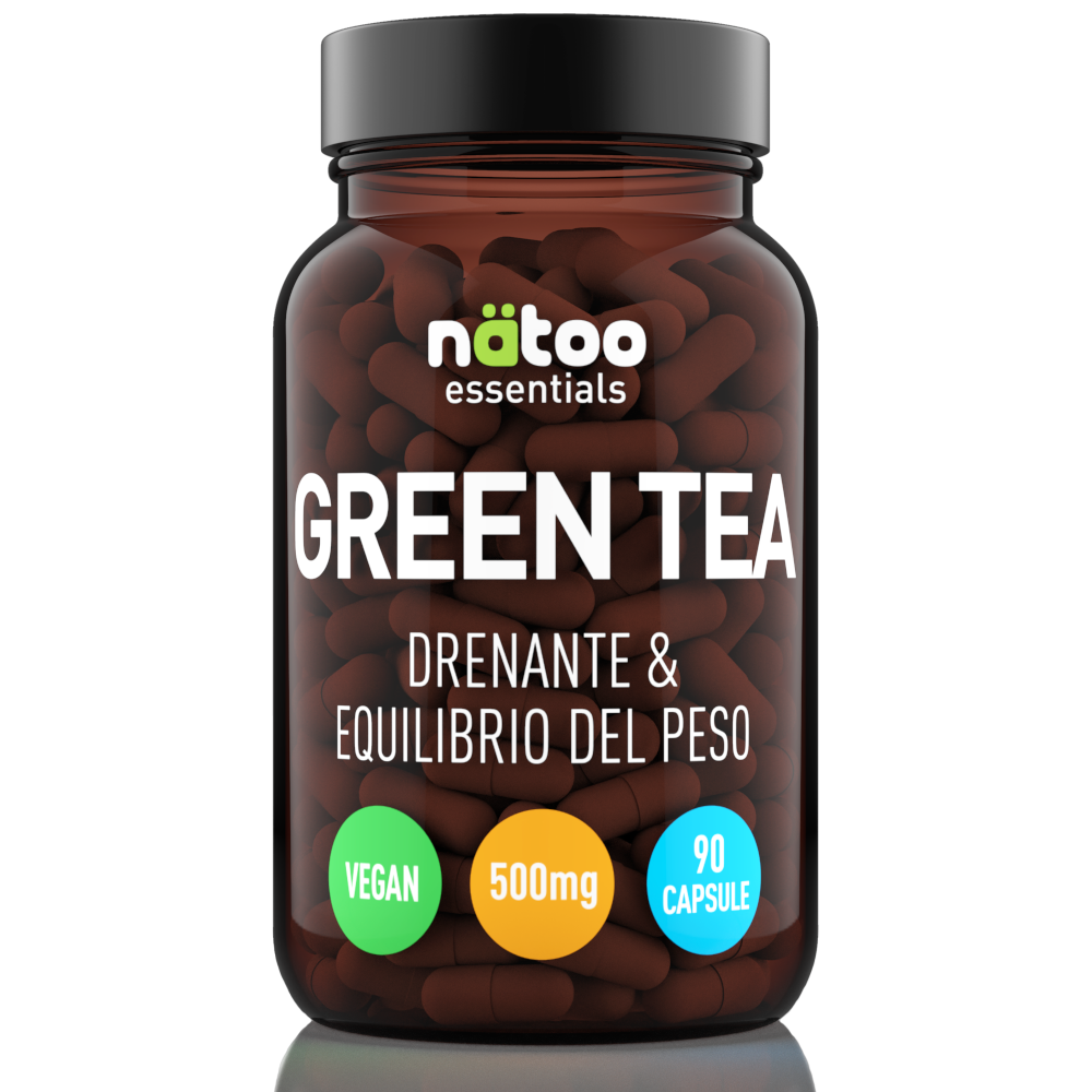 Barattolo di green tea da 90 capsule