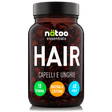 Integratore per capelli e unghie Hair Natoo con vitamine e minerali