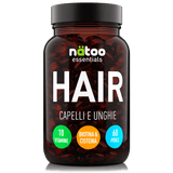 Integratore per capelli e unghie Hair Natoo con vitamine e minerali